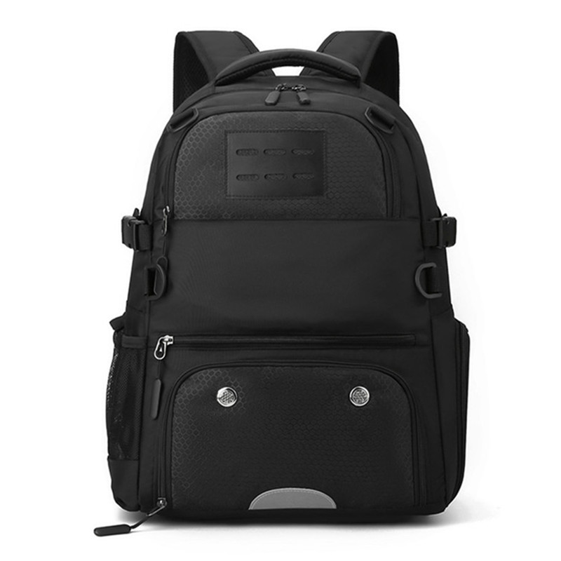 Plecak torba do koszykówki chłopięcy szkolny plecak piłkarski z przegródką na buty torba na piłkę nożną duży plecak buty mochilas travel: Black