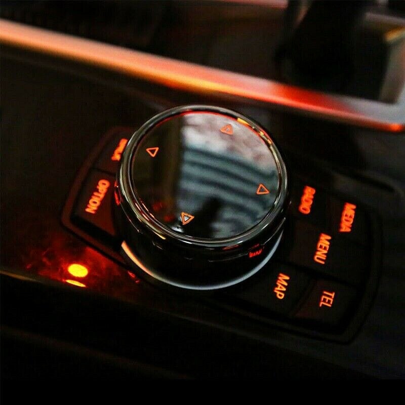 passen Für BMW F10 F20 F30 IDrive Auto Multimedia groß Knopf Abdeckung Geschmack trimmen Kontrolle Auto Zubehör Innen Teile Auto produkte: Ursprünglich Titel