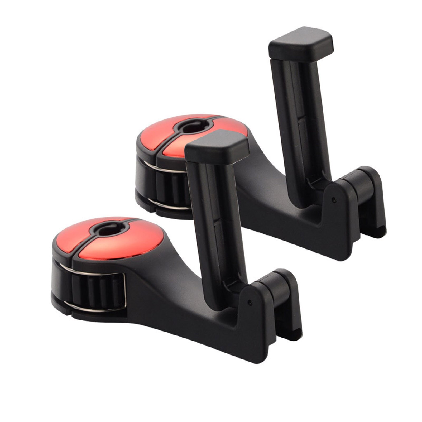Auto Haken Auto Back Seat Haken Met Telefoon Houder Universele Voertuig Auto Hoofdsteun Haken Haak Met Slot En Telefoon Boodschappen
