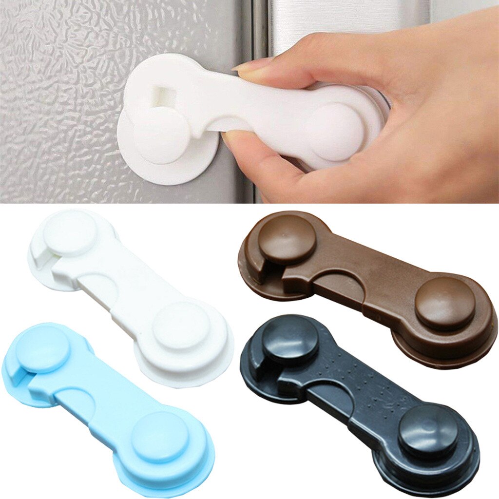 Child Lock Protection Of Children Locking Doors For Children's Safety Kids Safety Plastic Protection Safety Lock Gadgets #3G