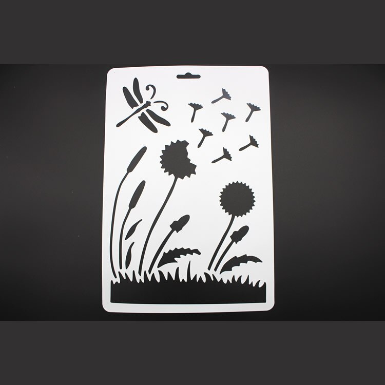 Pochoirs de peinture pour enfants, jolis motifs, papillons, fleurs, animaux, modèle de dessin, pour bricolage, Scrapbook, Journal, carnet de notes, décor: No.5