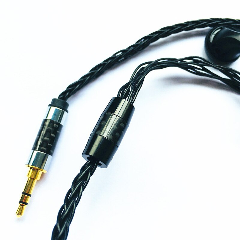 Auricular plano de diafragma de berilio, 130 Ohm, hecho a mano, HiFi con Cable plateado de 8 hebras OFC
