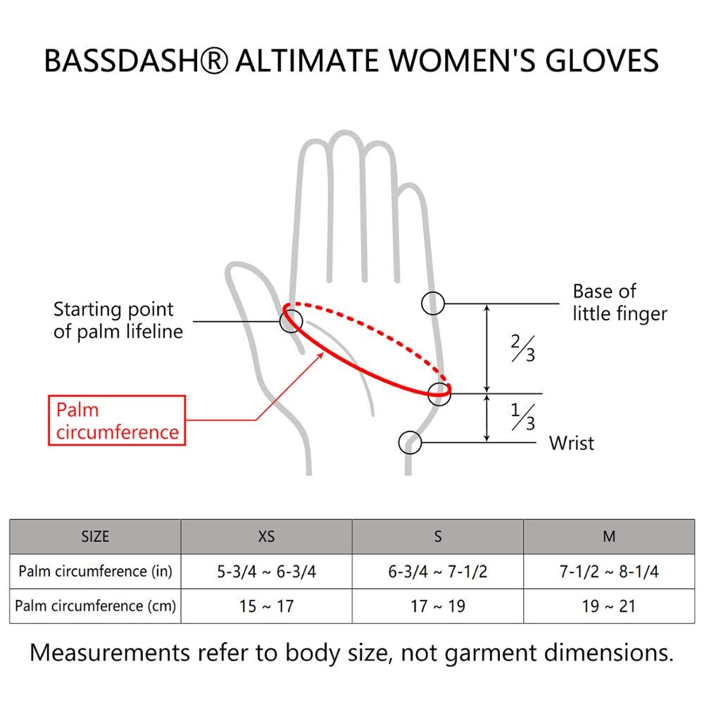 Bassdash ALTIMATE UPF 50+ Women’s Fishing Gloves UV Sun Protection Fingerless Gloves for Kayaking Paddling Hiking Cycling