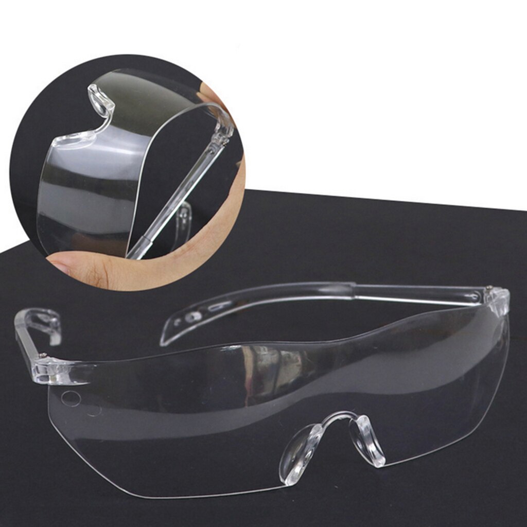 Clear Windproof Safety Goggles Unisex Waterproof Splash-proof Eyewear Shield