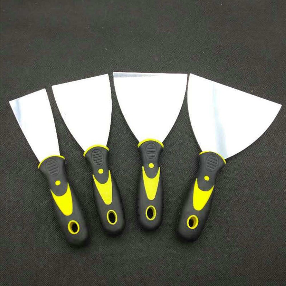 4 Stks/set Reiniging Stopverf Schop Bouw Gereedschap Metalen Schraper Diy Spackle Decals Verdikte Gipsplaten Afwerking Gips Schrapen