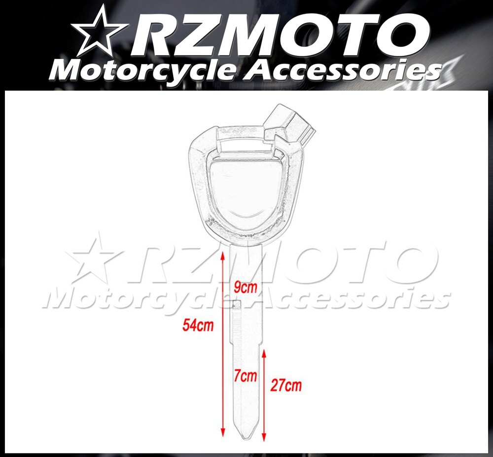 RZMOTO Lot Uncut Blade Motorcycle Key For CB400 CB1000 CB1100 CB1300 HORNET CB500 CB600 CB650 CB750 CB900