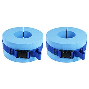 Auxiliary apparatus for swimming with high buoyancy multi functional leg swimming circle for children adult arm ring: Blue