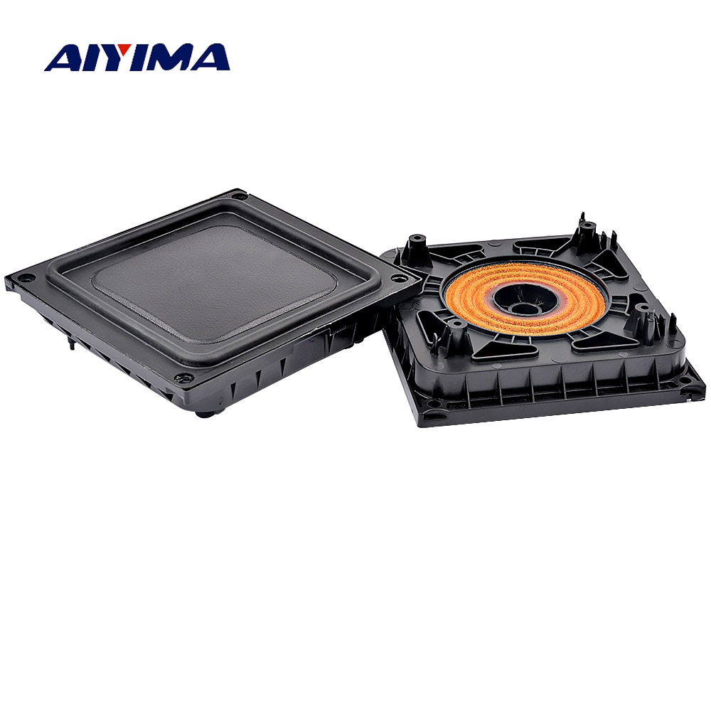 AIYIMA 2 stks Bass Radiator Passieve Radiator Speaker Rubber membraan Vbration Plaat 100*92mm Voor Pil XL Bluetooth speaker DIY