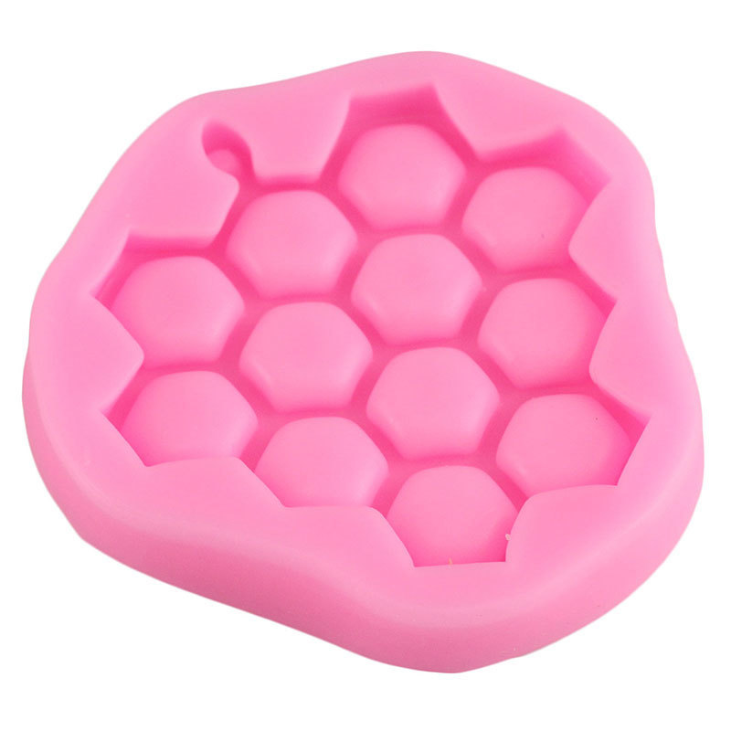 Bee Honeycomb Cookie Baking Silicone Mould Cake Decorating Tools DIY Cupcake Fondant Candy Clay Chocolate Gumpaste Moulds
