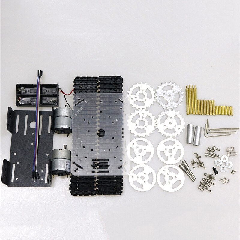 Smart Tank Chassis Roboter Verfolgt Auto Plattform für Arduino Raspberry Pi Nodemcu für Arduino Mini T101 Tank Auto Chassis Crawler re