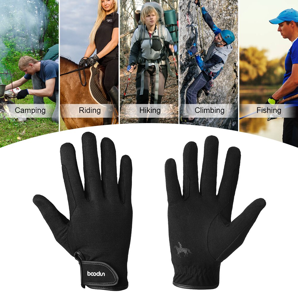 Guantes de equitación profesionales para hombre y mujer, guantes para montar a caballo ecuestres, ligeros y transpirables