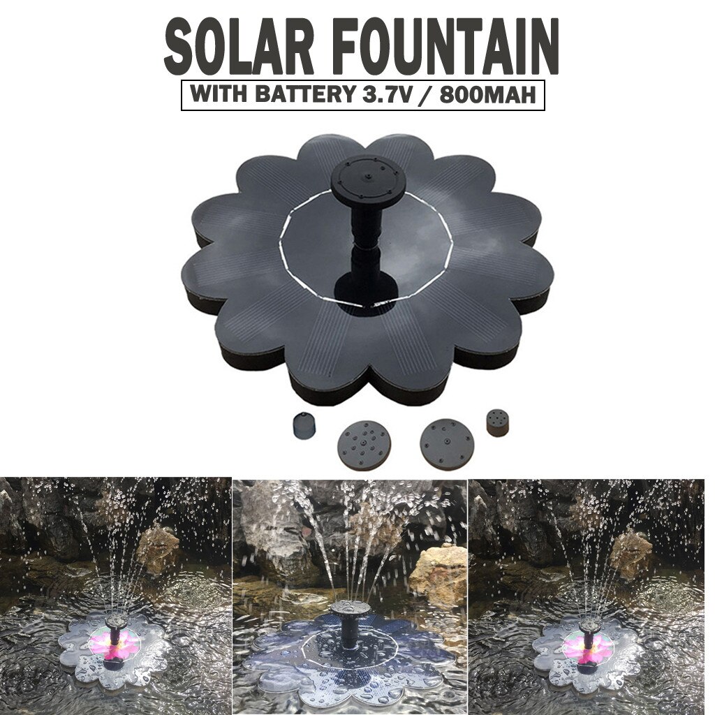 Solar brunnen draussen Solar angetrieben Vogel S... Grandado