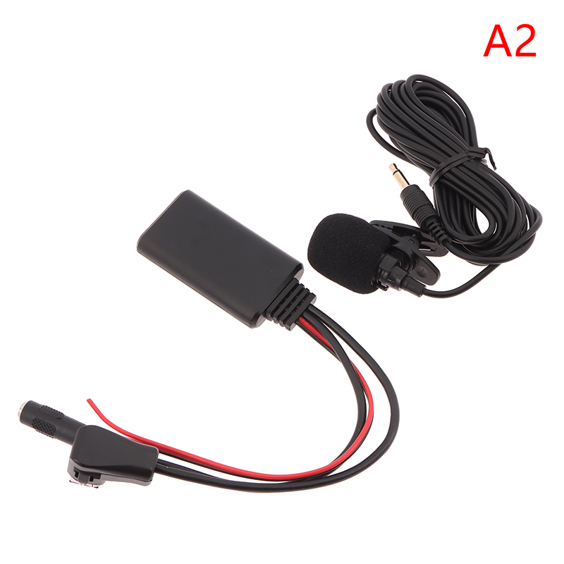 1Pc Car Bluetooth Audio Receiver+Microphone For Radio IP-BUS 12Pin Aux Receiver Adapter Bluetooth 5.0 Audio Aux-in Cable Adapter: Silver