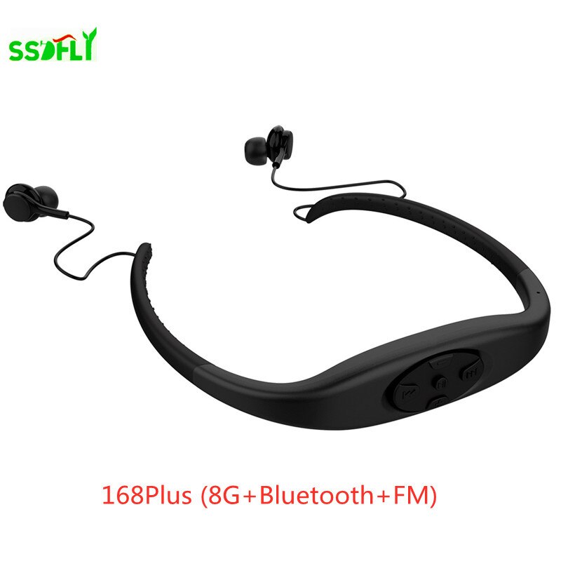 2022 KyK-168 Plus Bluetooth Headset Stereo IPX8 Waterproof Mini Sports Wireless Headset Supports WMA, MP3, WAV, APE
