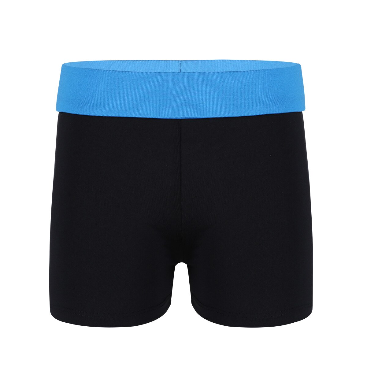Børn piger balletshorts bred elastisk linning shorts sport gym træning gymnastik trikot til piger ballet trikot underdele: Himmelblå sort / 8