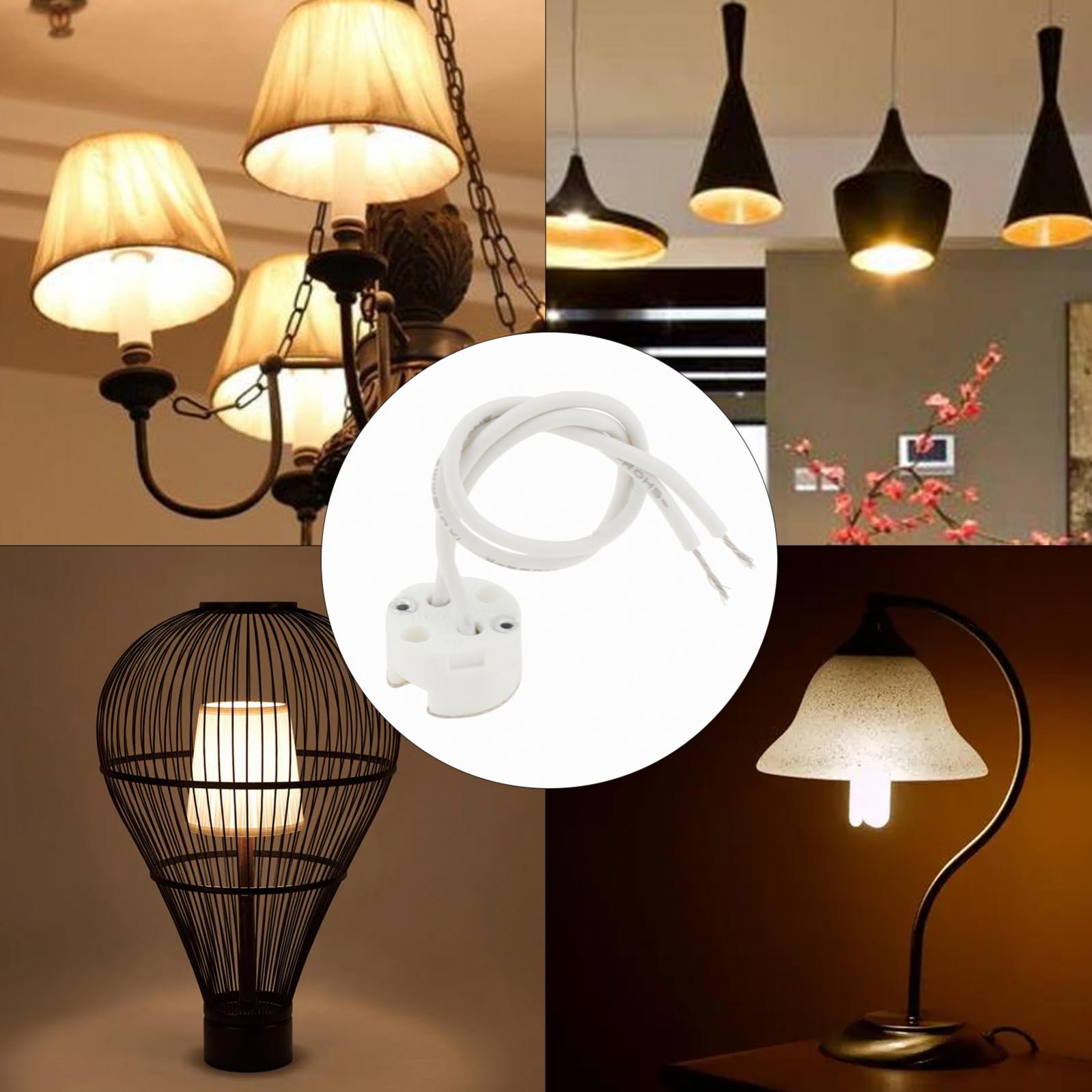 Herr16 gu5.3 LED-Lampen sockel Lampen fassung Keramik fassung Adapter für Halogen-LED-Lampe gu5.3 Sockel Adapter