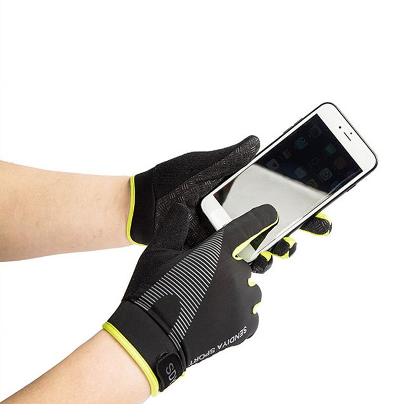 Hoge Elasticiteit Anti-Slip Werkhandschoenen Unisex Outdoor Fietsen Handschoenen Ademend Rijhandschoenen Met Screen-Tastbaar M L xl