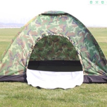 Outdoor automatic tent manual four person double single camouflage beach camping camping troop tent