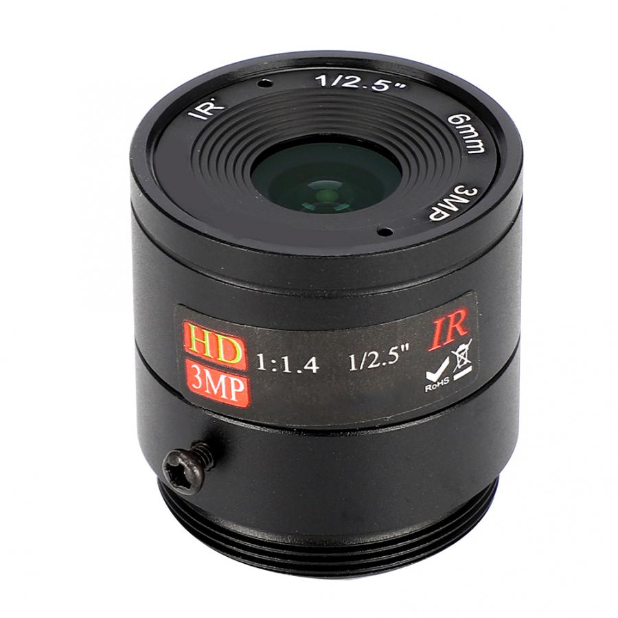 6mm 3MP F1.4 1/2.5 CS Mount CCTV Lens for Camera Camera Lens