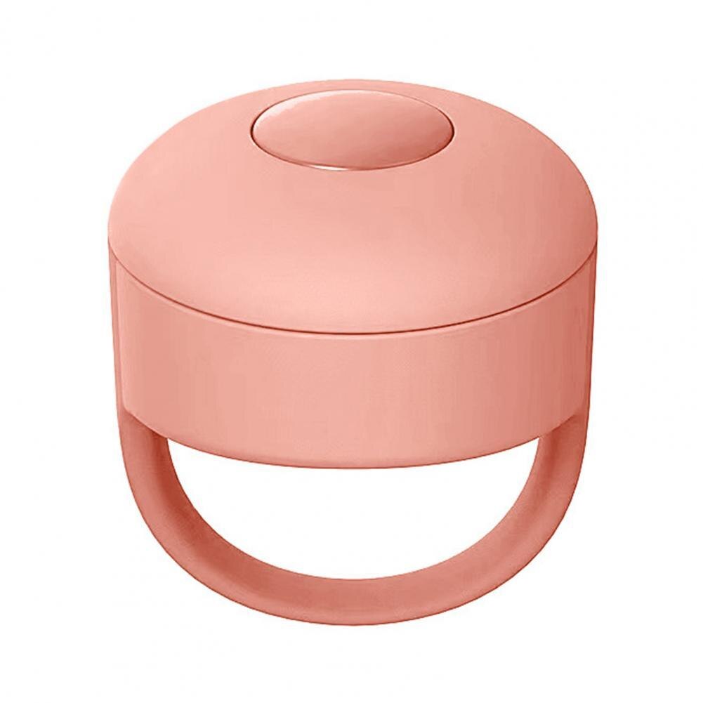 Mini-video-controller für die fingertipp-funktion, usb-ladefunktion, tragbarer bluetooth-kompatibler video-controller-ring zum ansehen von videos für ihr smartphone: Rosa