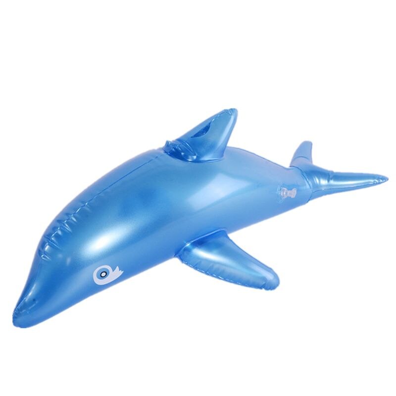 1Pc Gonfiabile Delfini Bagno Piscina Spiaggia Giocattolo per Bambini Giocattolo Del bambino: Blu