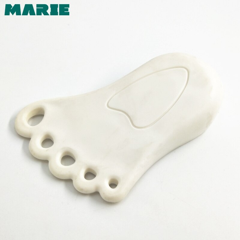 MARIE Fuß bilden Finger Sicherheit Tür Stopper Gummi Tür Stopper Zauberstab Schutz freundlicher Genießen Block Schutz Keil Tür Puffer: Weiß