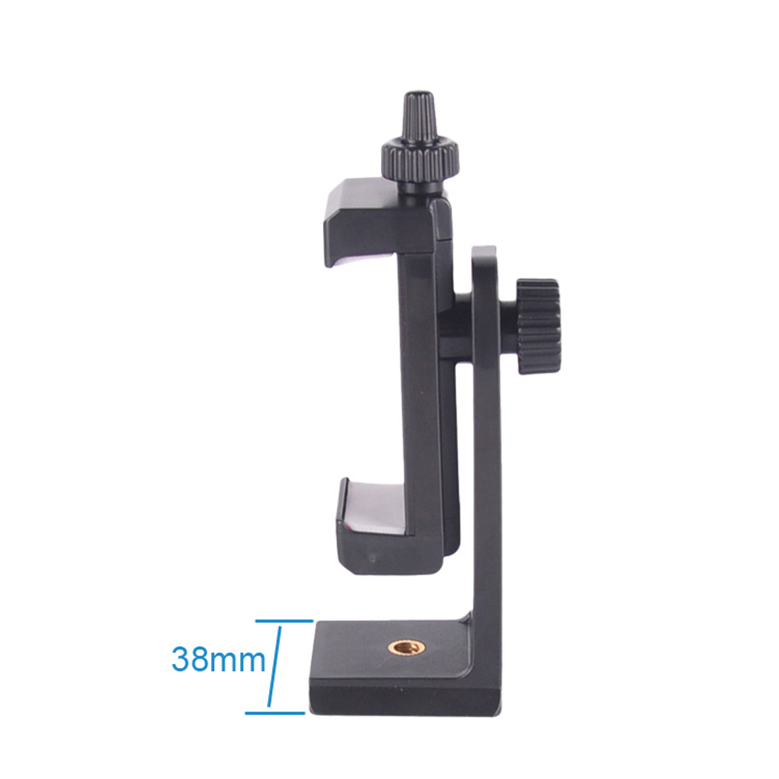 Portable Mobile Clip Phone Holder Clamp with Cold Shoe 1/4'' Screw Tripod Mount for 58-100mm 2.3-4inch Smartphone Bracket: Combo A