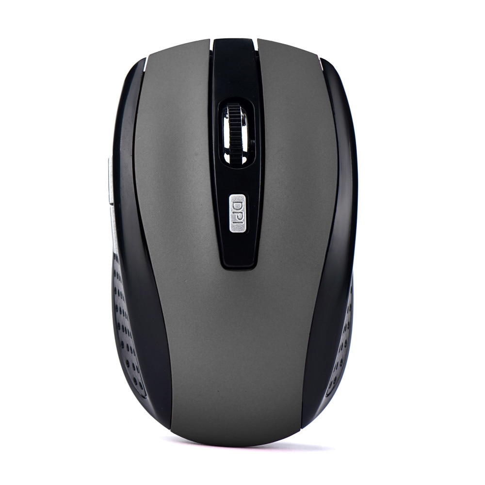 Raton Inalambrico Óptico para PC Ordenador de 2,4 GHz 1600 DPI Receptor USB Portátil