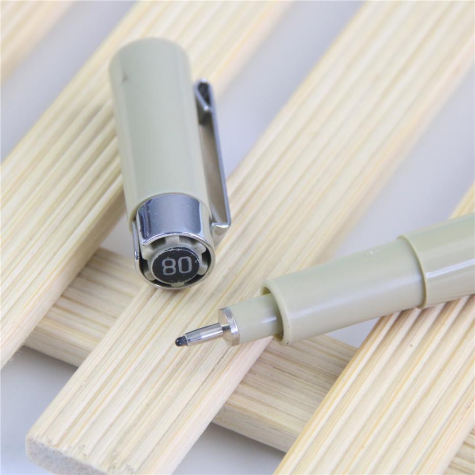 1 PC The Best Black Technical Graphic Fine Line Drawing Pen Sketch Ink Marker Pens 0.05-0.8mm For Hook Line Painting Pen: 08