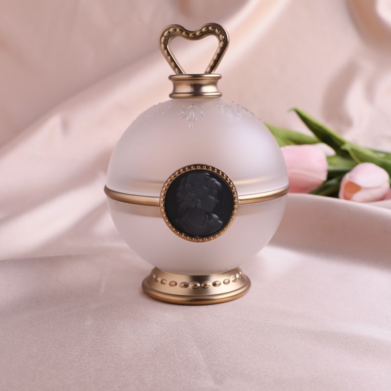 LesM Ladurée Joue Pot pour le Visage Couleur Roses-Rose Or et Or (UN pot seulement) -beauté Maquillage Récipient Cosmétique Organisateur: Gold