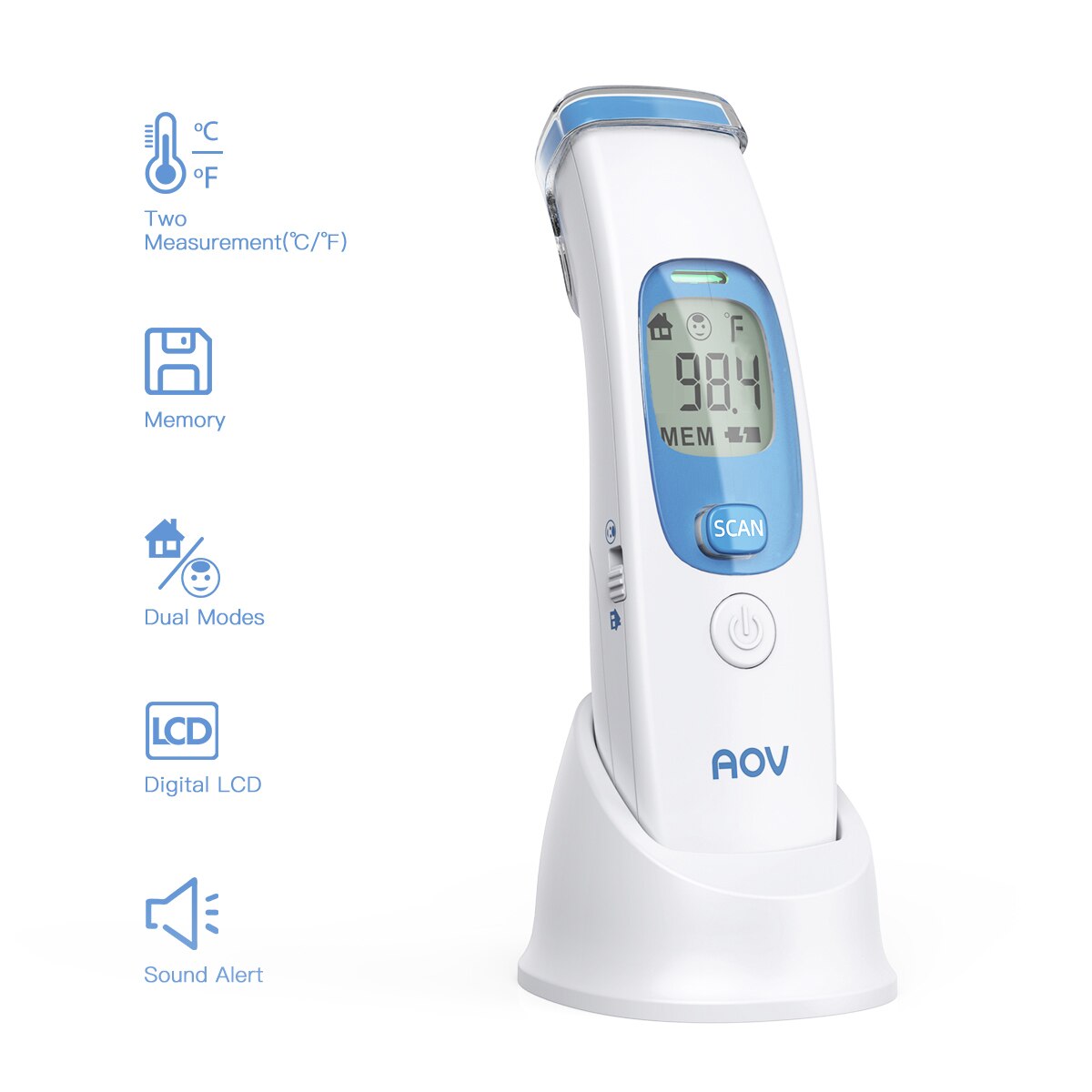 Digitale Infrarood Thermometer Voorhoofd Baby Draagbare Non-contact Thermometer Kind Handheld Body Temperatuur Maatregel Ir Apparaat