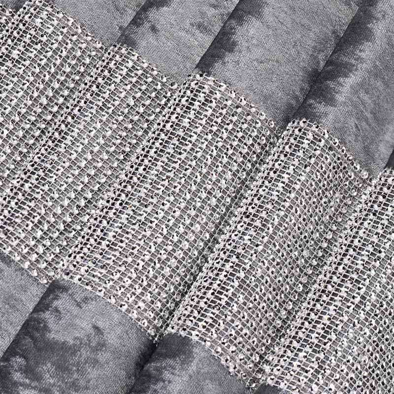 Table Runner Rectangular Coffee Dining Table Cloth Runners table runner with Diamante Strip for Home Kitchen Party Wedding Deco