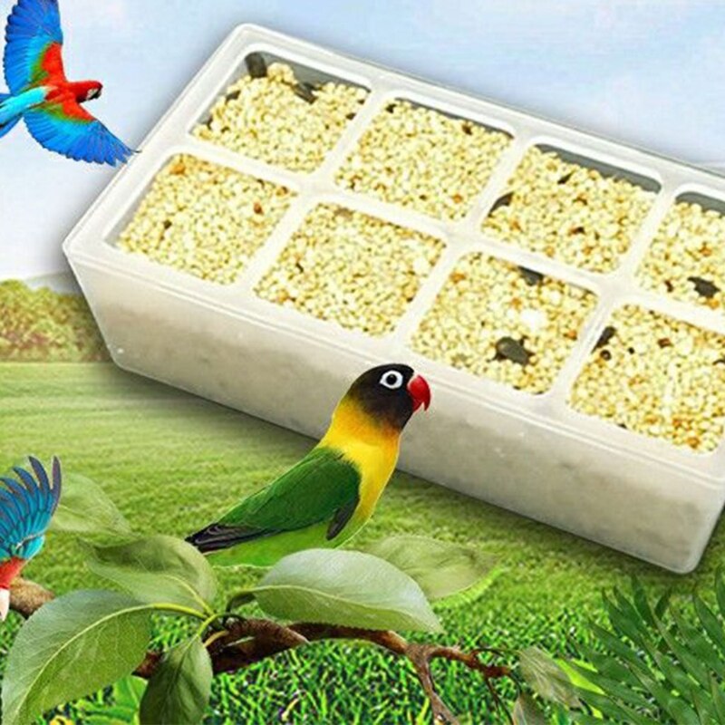 Mangeoire en plastique pour oiseaux, distributeur ...  Grandado