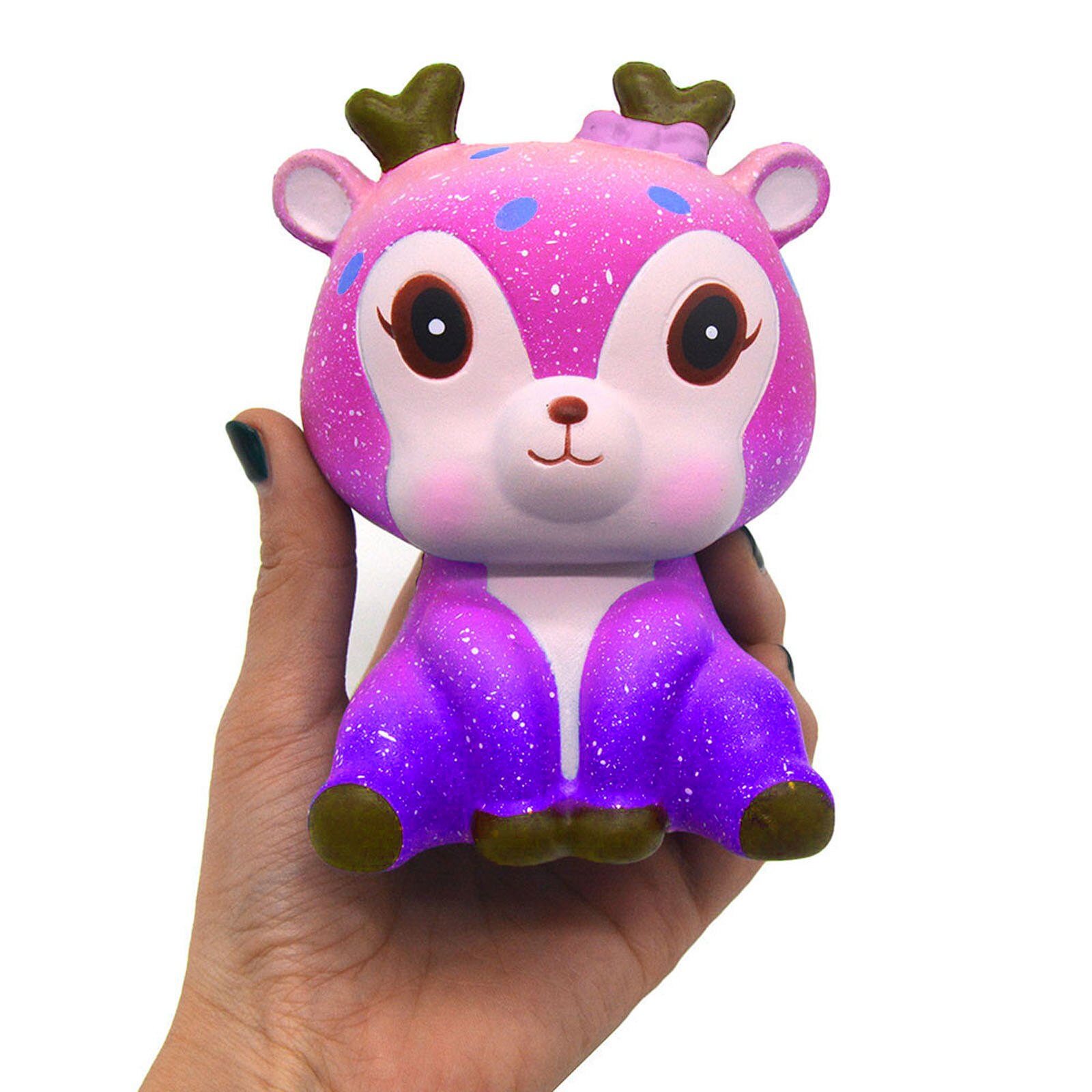 Squishy Kawaii dessin animé galaxie cerf Squishies jouet serrer Squishi jouet Squishie lente augmentation soulagement du Stress jouets pour enfants