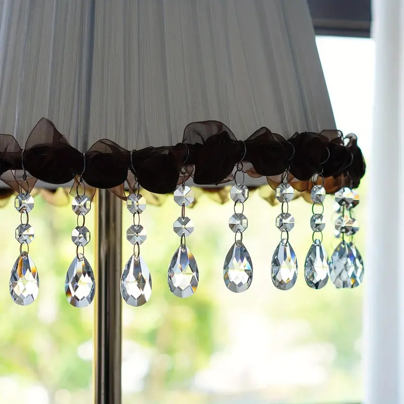 2 Stuks Crystal Clear 38mm Kroonluchter Hanger Kralen Kroonluchter Home Decor Regenboog Prisma Zon Catcher Tuin Trouwzaal decor