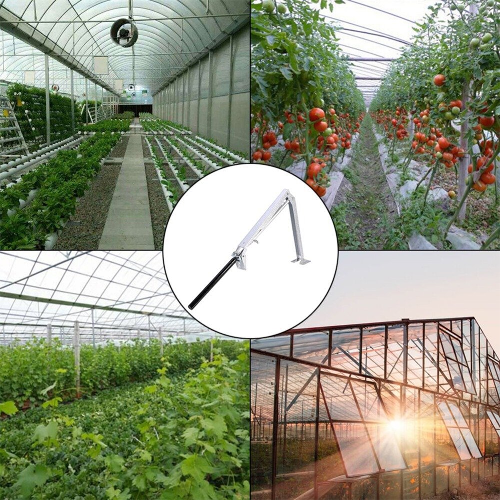 Solar ALUMINUM Thermofor Non-electric solar powered automatic greenhouse window roof vent opener Roof Opening Green House Garden