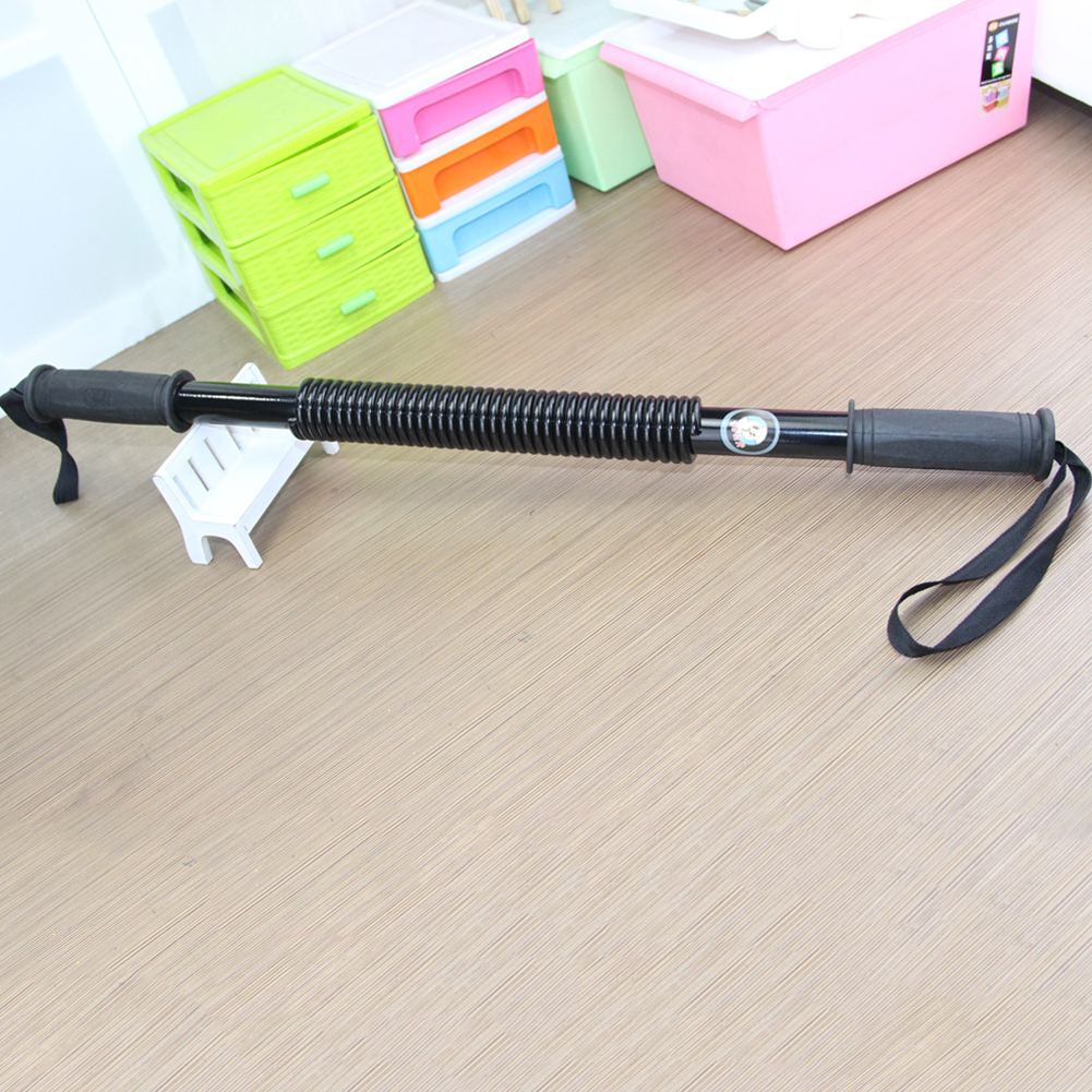 20KG Arm Rod Spring Steel Exerciser Power Wrist Hand Gripper Strengths Arm Rod Fitness Equipment Chest Expansion