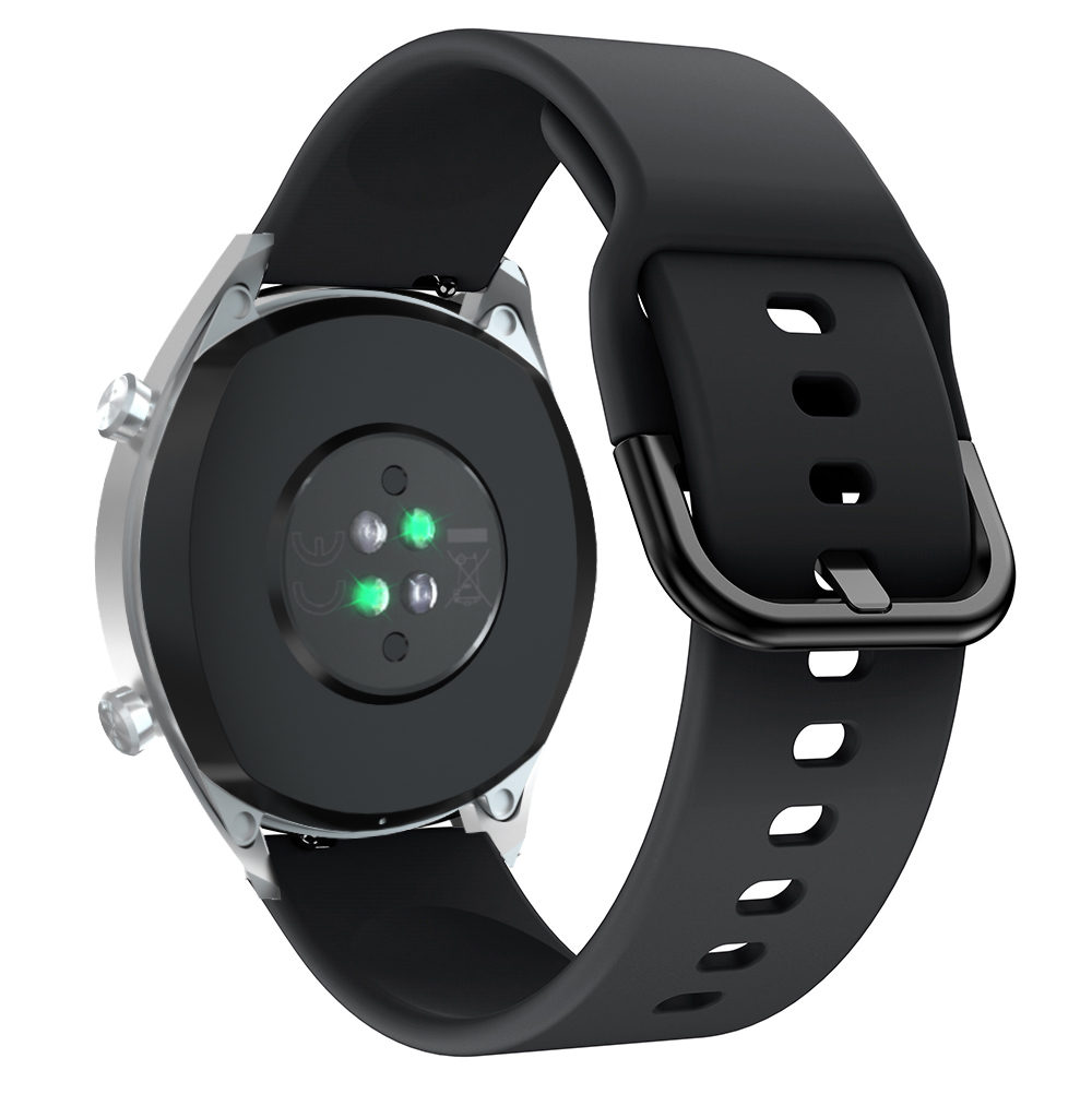 22mm silikonreimer til fossil gen 5, carlyle hr julianna hr-reim til fossil sport 43mm /  q explorist hr gen 4 klokkereim korrea