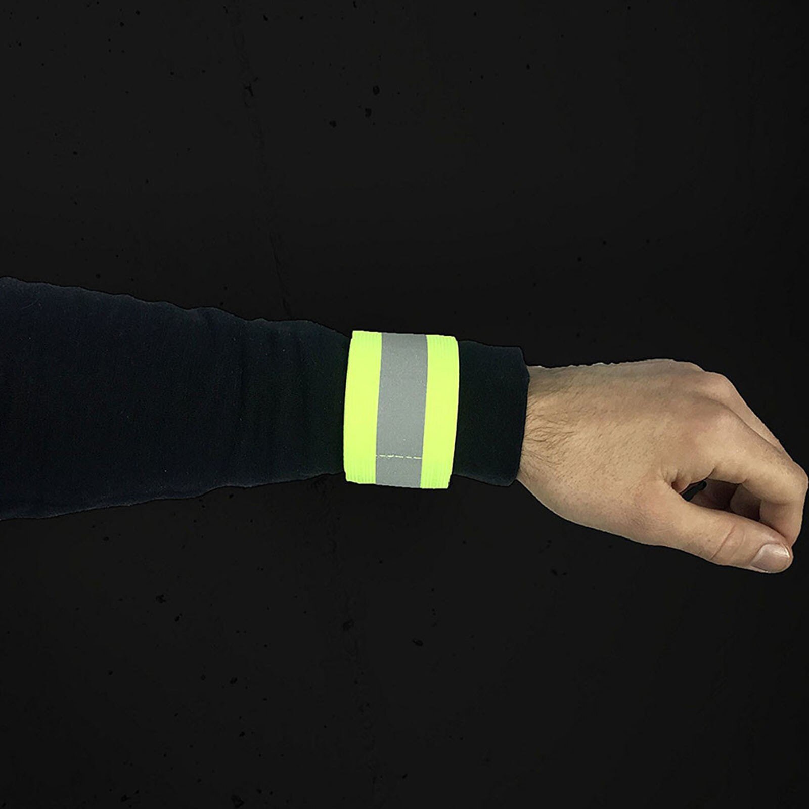 4# Luminous Arm Band Sports Reflective Safety Belt Night Run Armband Outdoor Sports Night Running Cycling Jogging Arm Strap