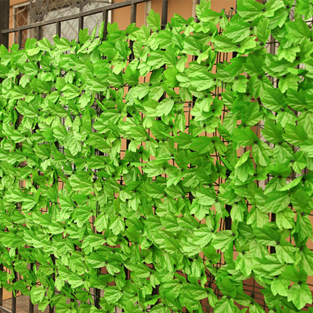 Artificial Leaf Garden Fence Roll Wall Landscaping Fence Privacy Fence Screen Outdoor Garden Backyard Balcony Fence Privacy