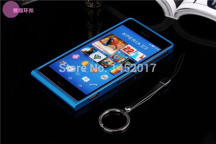 Funda protectora de aluminio Ultra fina de lujo Z3 para Sony Xperia Z3 D6653 D6633