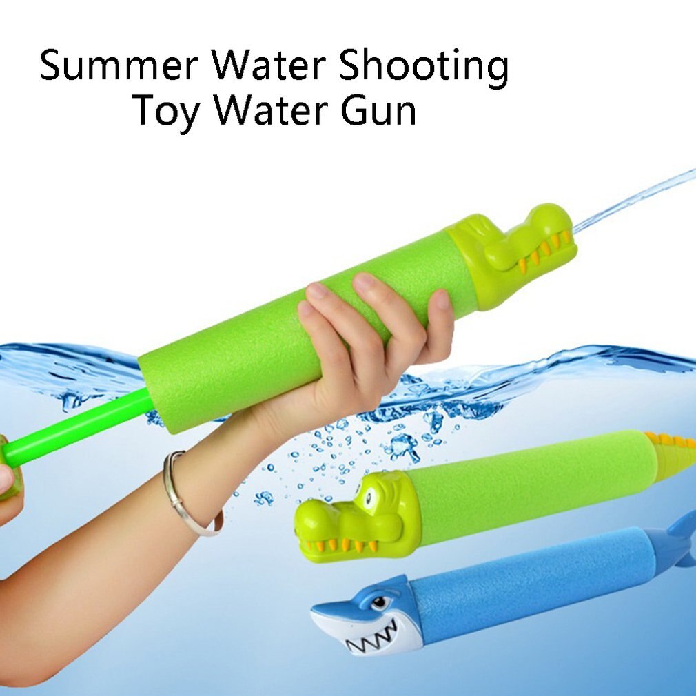 1pc Kreative Hai Krokodil sprühen Wasser Sprinkler Schaum durchnässt Wasser Spielzeug Schwimmbad Strand Spiel Spielzeug Für freundlicher Zufällige Farbe
