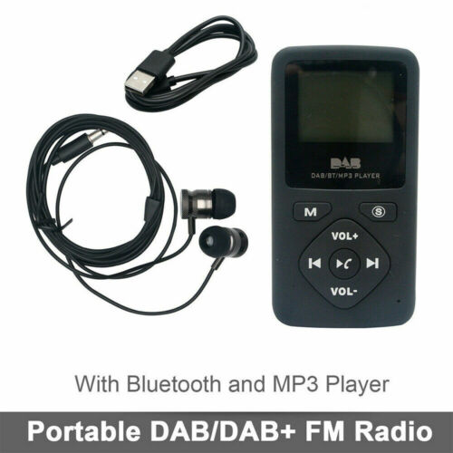 Portable Digital Audio DAB/DAB+ FM Radio Earphone Bluetooth MP3 Player DAB-P7 Pocket DAB Radio