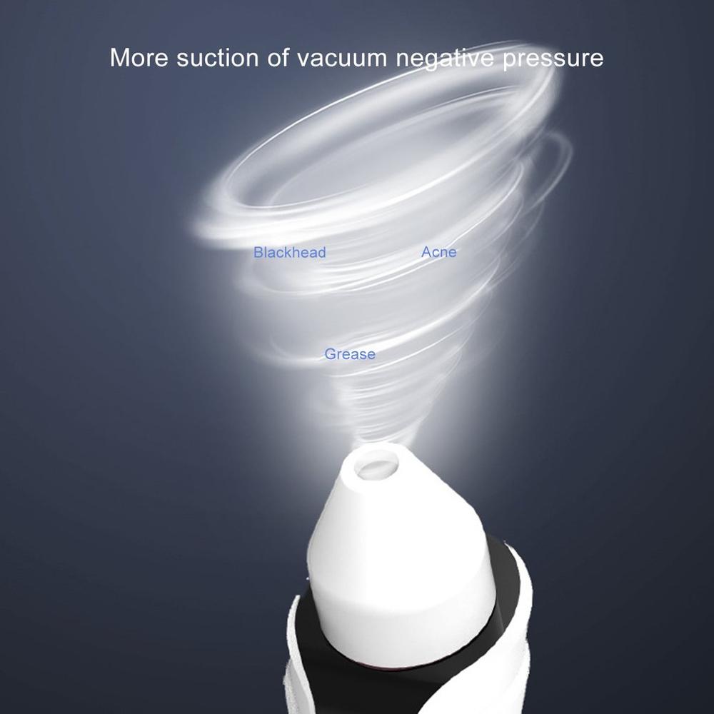 Nettoyeur de points noirs visuel Rechargeable USB Pores du visage aspirateur de tête noire 500X caméra de Microscope WIFI