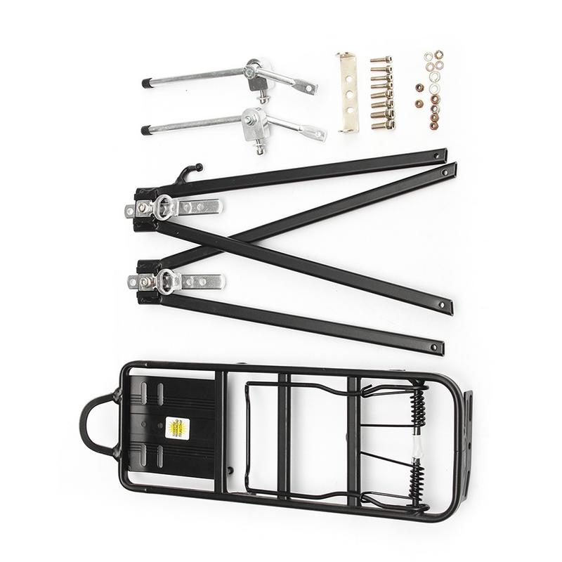 Dak Fietsenrek, Autodak Fiets Achterwiel Beugel Aluminium Slijtvaste Auto Dak Fiets Achter Mount voor Auto Coupes Hatchbacks(zwart) Tuinentertainment