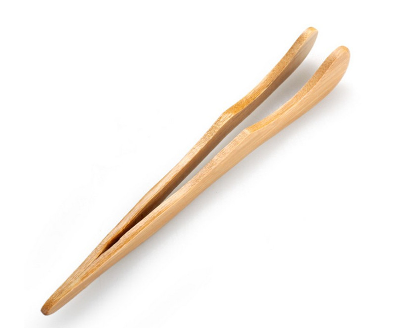 Bamboo Tea Clip Teaware Bamboo Curved Clip Straight Clip Manual Bamboo Chopsticks Bamboo Tweezers Tea Ceremony Accessories: L Bent clip