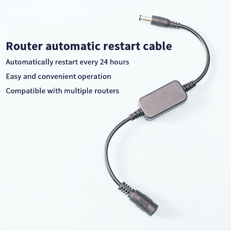 Moduł automatycznego resetowania routera WiFi z timerem wyłączania i uruchamiania 24-godzinnego, timer resetowania zasilania DC 5V-15V do urządzeń sieciowych