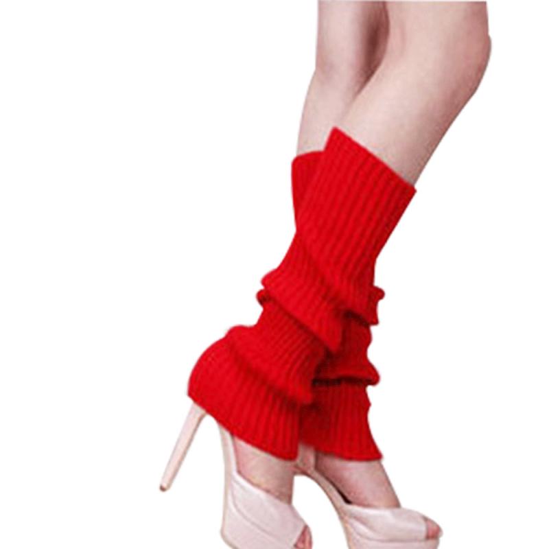 Chaussettes chaudes en laine pour femmes, couvre-jambes pour adultes, couleur unie, , style coréen, couvre-pieds tricotés, automne hiver: 03