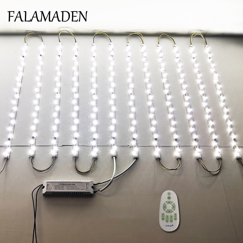 Justering af farvetemperatur og dæmpbar led transformer 2.4g fjernbetjening led driver isoleret og sikker intelligent strømforsyning