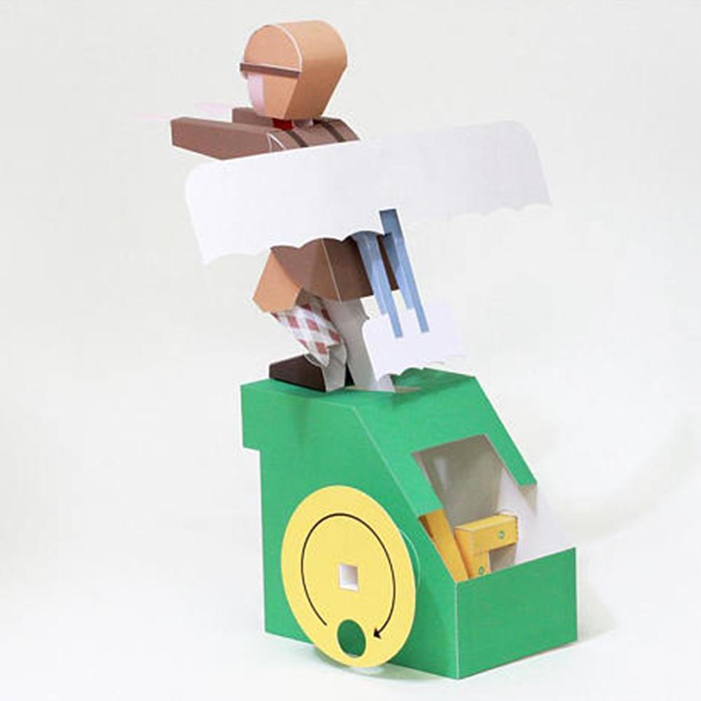 Diy Papier Scrapbook Decoratie Papier Haruki Nakamura Speelgoed Origami Papier Dier Schattige Vouwen Speelgoed Ontdek Kid Kirigami Q7P9
